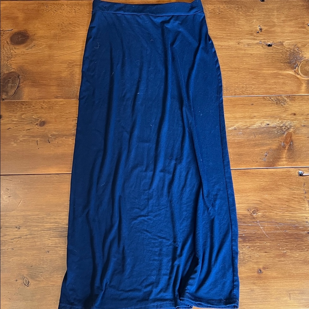 Ambiance Deep Blue Pencil Skirt